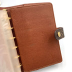 Louis Vuitton Agenda PM Leather Brown Cover Gold — view 6