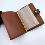 Louis Vuitton Agenda PM Leather Brown Cover Gold — view 3