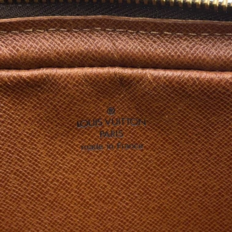 Louis Vuitton Marly Bandouliere Monogram Leather Brown Shoulder Bag Gold — view 4