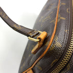 Louis Vuitton Marly Bandouliere Monogram Leather Brown Shoulder Bag Gold — view 6