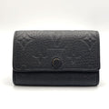 Louis Vuitton Multicles 6 Enabled Taurillon Leather Black Key Case Silver Key