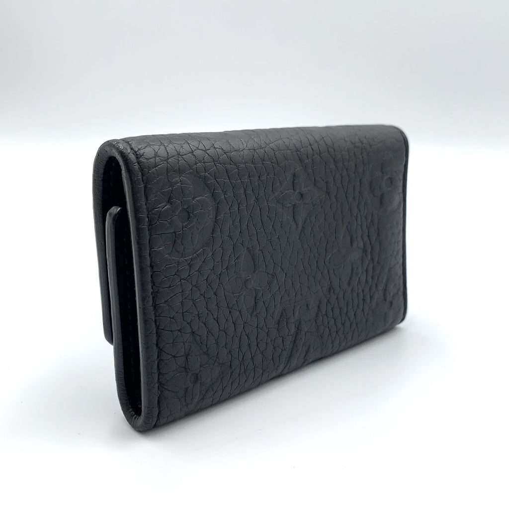 Louis Vuitton Multicles 6 Enabled Taurillon Leather Black Key Case Silver Key — view 2
