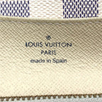 Louis Vuitton Azur Portefeuille Emily Leather White Bifold Wallet Gold — view 4