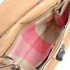 Gucci Bamboo Shoulder Bag Leather Beige Silver — view 3