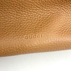 Gucci Bamboo Shoulder Bag Leather Beige Silver — view 4