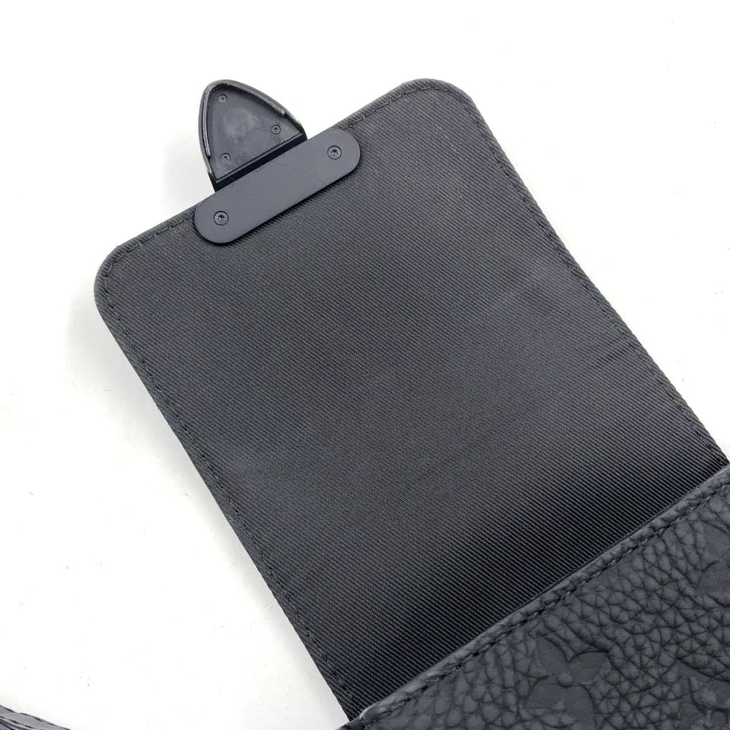 Louis Vuitton S Lock Vertical Wearable Wallet Leather Black Shoulder Bag — view 7