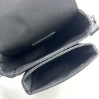 Louis Vuitton S Lock Vertical Wearable Wallet Leather Black Shoulder Bag — view 5