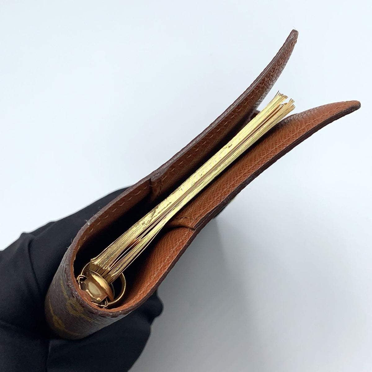 Louis Vuitton Agenda PM Leather Brown Cover Gold — view 5