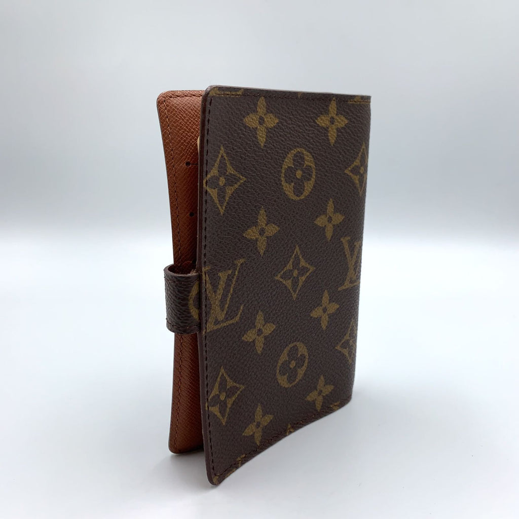 Louis Vuitton Agenda PM Leather Brown Cover Gold — view 2