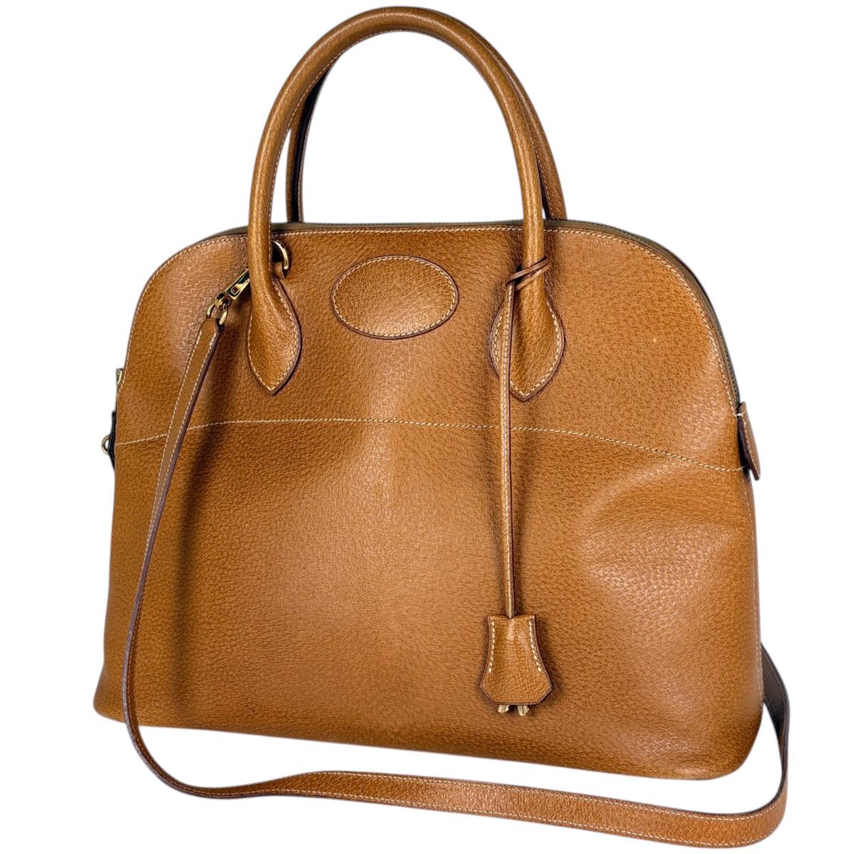 Hermes Bolide 35 Handbag Pigskin Natural OW