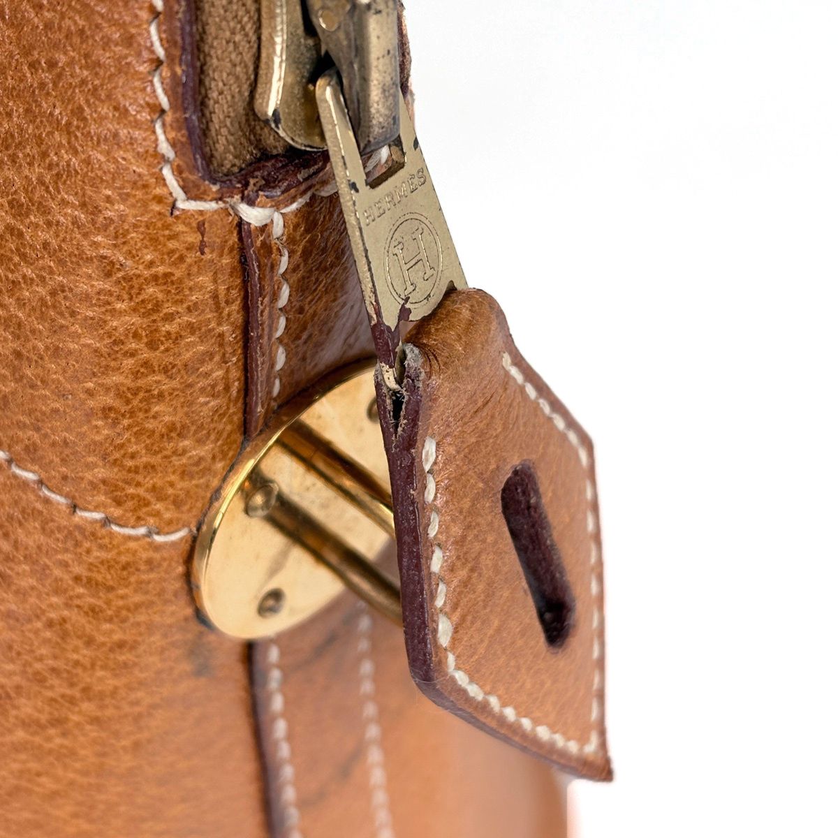 Hermes Bolide 35 Handbag Pigskin Natural OW — view 5