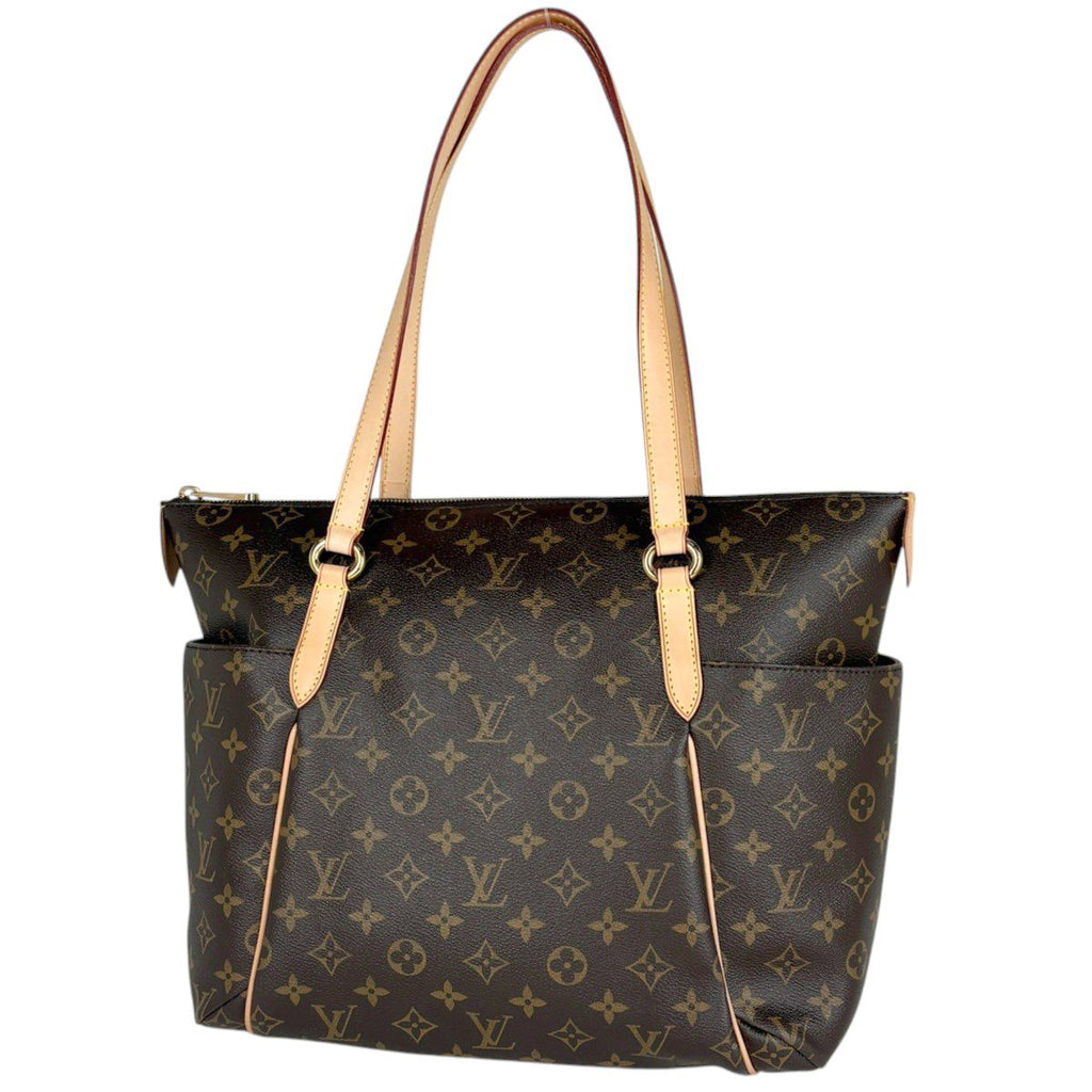 Louis Vuitton Totally MM Tote Shoulder Bag Monogram Brown