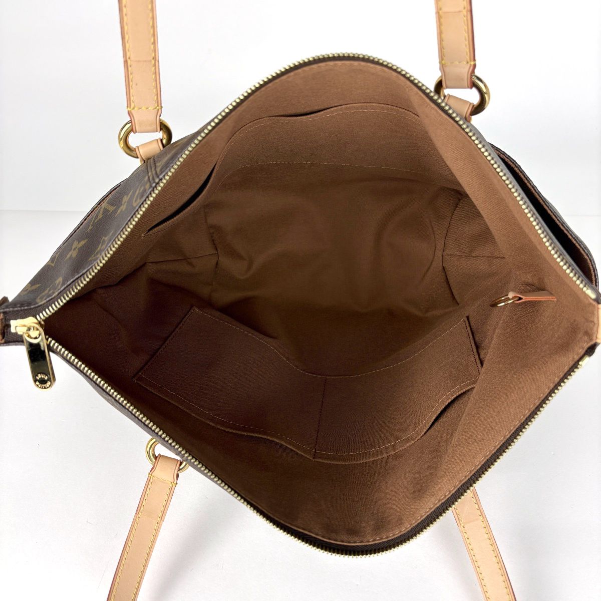 Louis Vuitton Totally MM Tote Shoulder Bag Monogram Brown — view 7