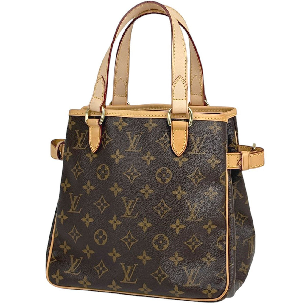 Louis Vuitton Batignolles Tote Handle Handbag Monogram Brown