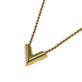 Louis Vuitton Necklace Essential V Gold