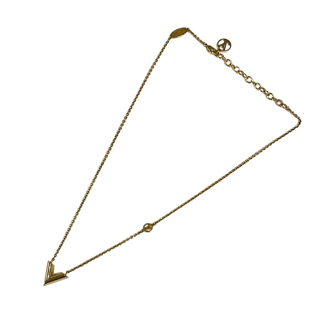 Louis Vuitton Necklace Essential V Gold — view 2