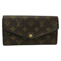 Louis Vuitton Wallet Monogram Portefeuille Sarah Fuchsia