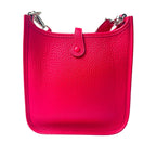 Hermes Evelyne TPM Amazone Framboise Flipper Pole Shoulder Bag — view 3