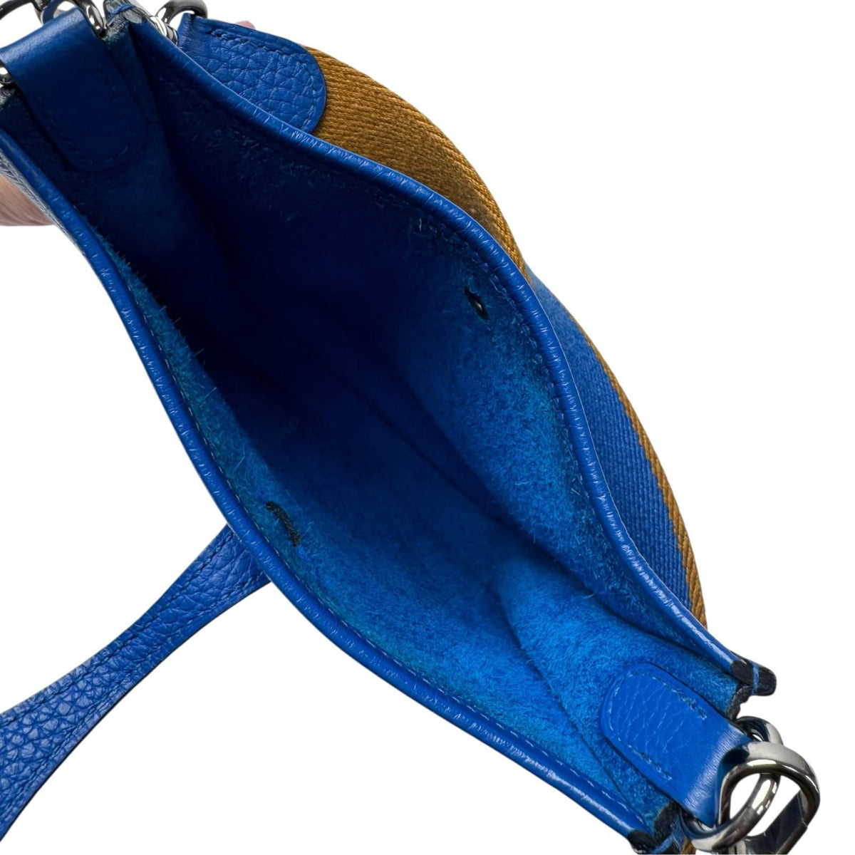 Hermes Evelyne Amazone TPM Blue Zellige Shoulder Bag — view 6