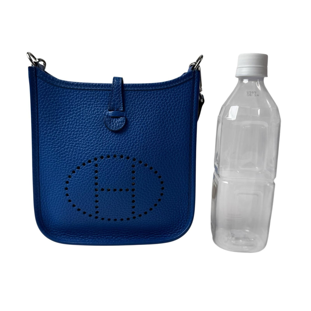 Hermes Evelyne Amazone TPM Blue Zellige Shoulder Bag — view 8