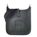 Hermes Shoulder Bag Evelyne TPM Amazone Black Silver