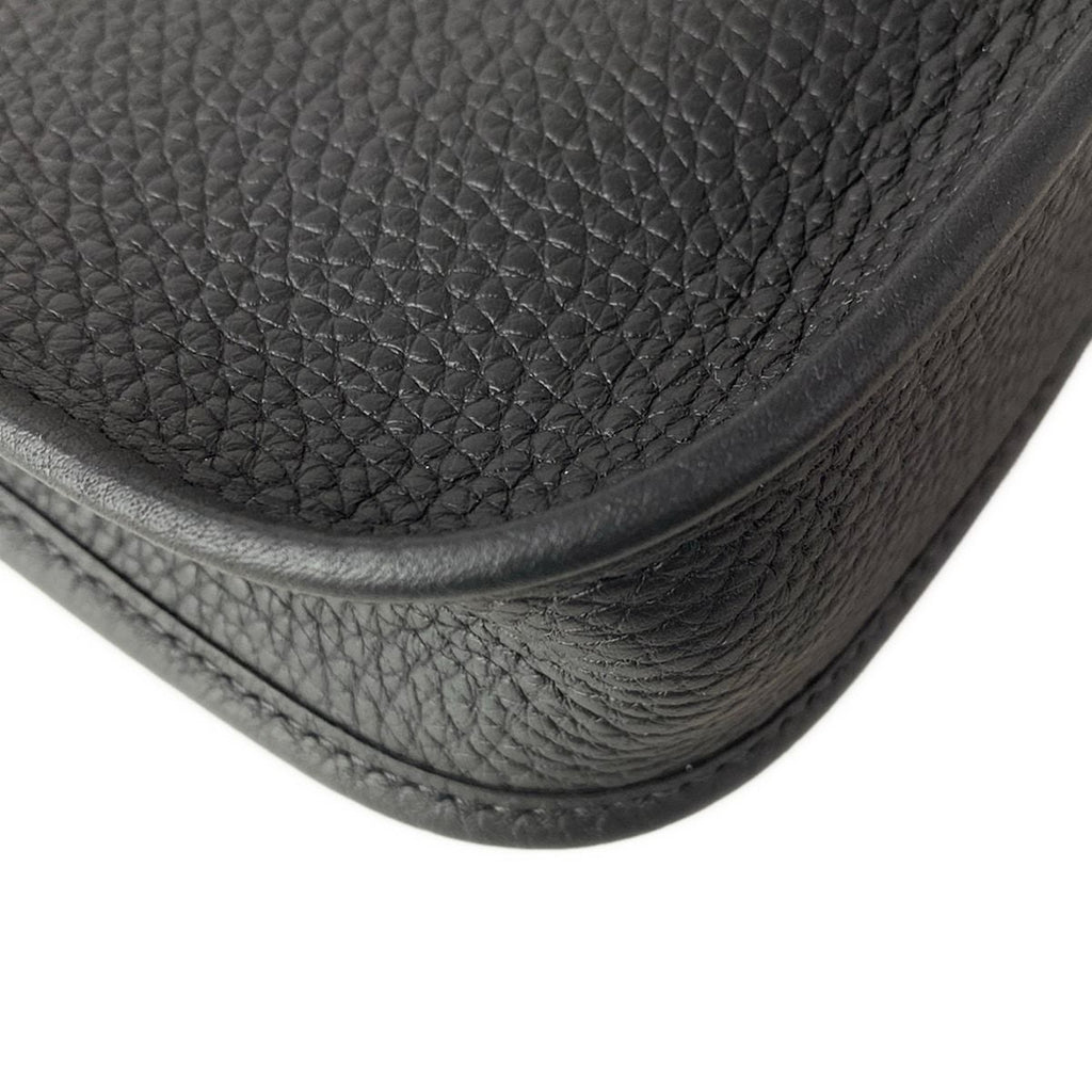 Hermes Shoulder Bag Evelyne TPM Amazone Black Silver — view 8