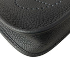 Hermes Shoulder Bag Evelyne TPM Amazone Black Silver — view 6