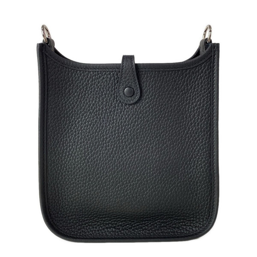 Hermes Shoulder Bag Evelyne TPM Amazone Black Silver — view 3
