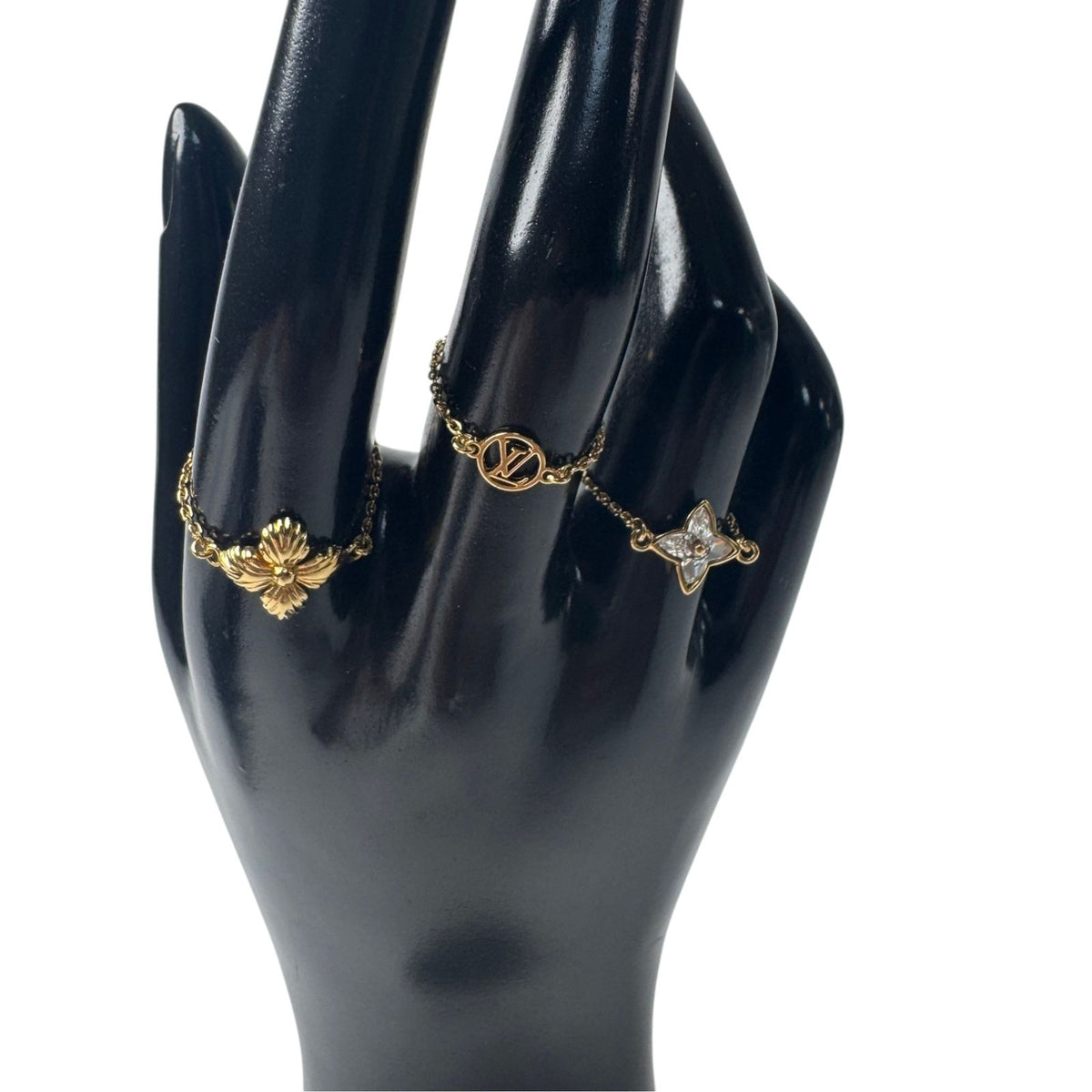 Louis Vuitton Set Bague Blooming Strass Ring Piece — view 2