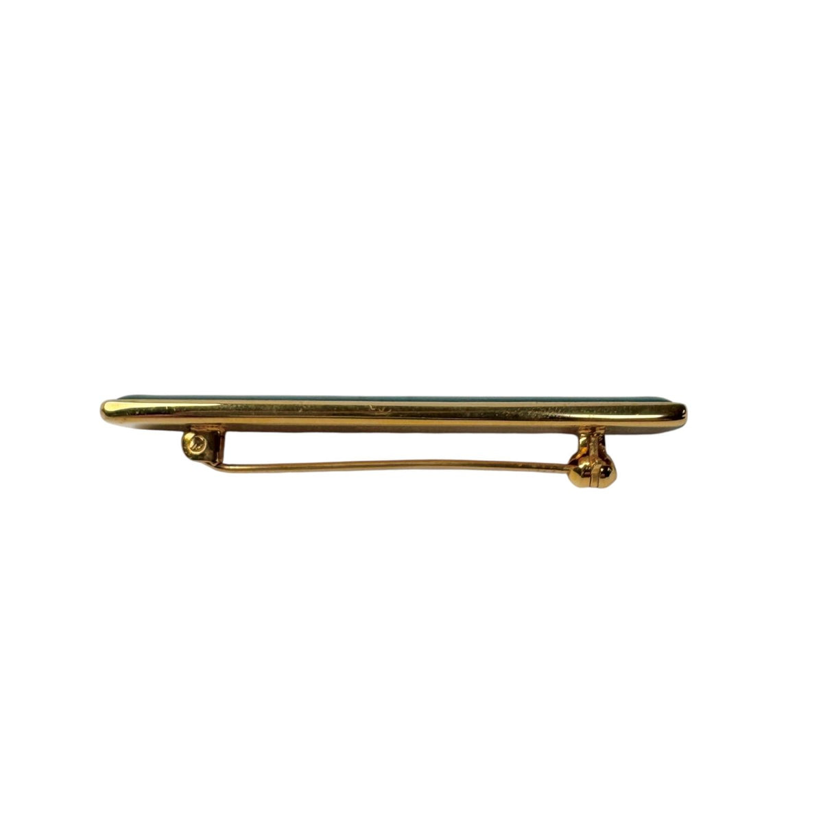 Hermes Brooch Enamel Cloisonne Green Gold — view 4