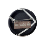 Hermes Petit H Silk Brooch — view 6