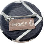 Hermes Petit H Silk Brooch — view 8