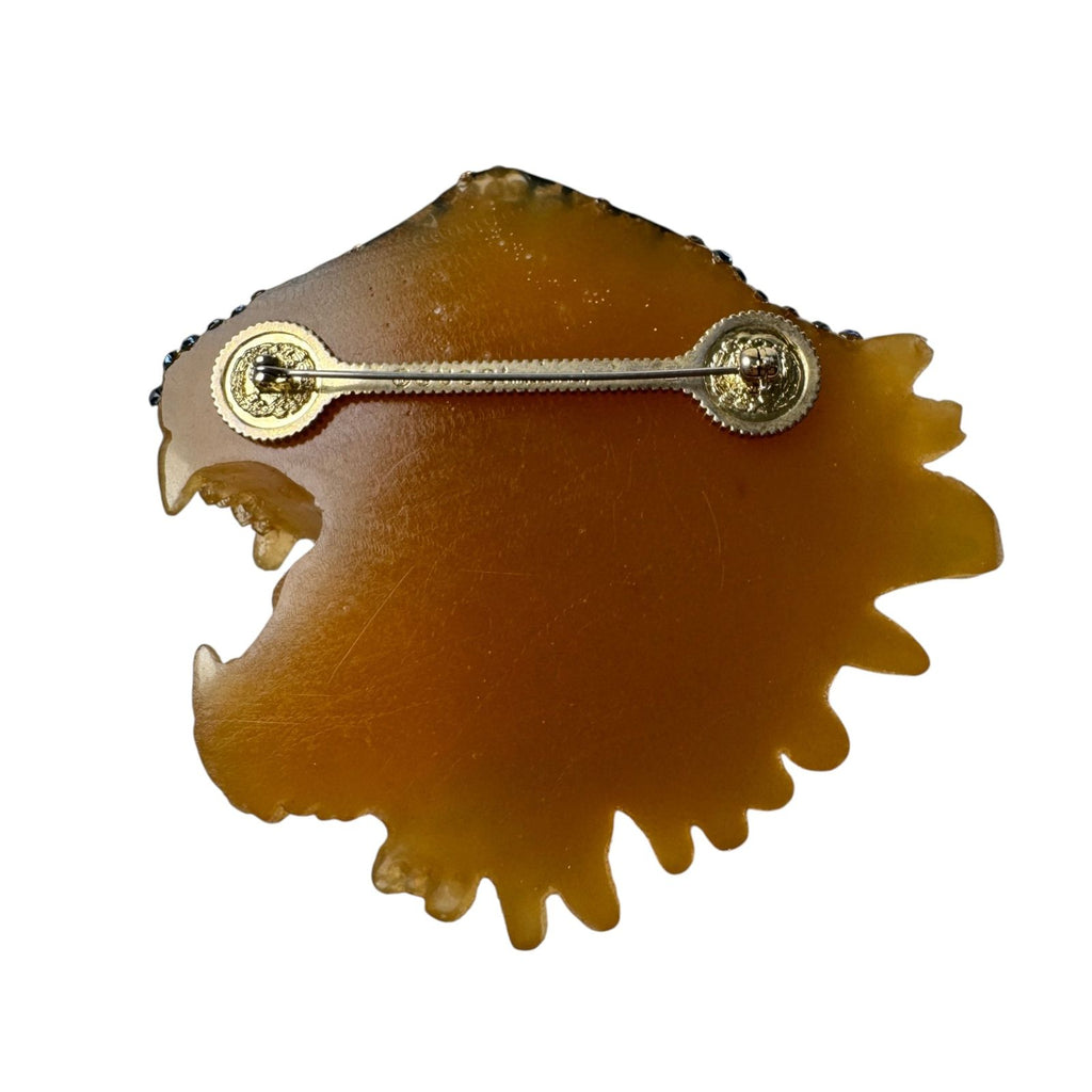 Gucci Brooch Rajah Tiger Head Rhinestone — view 6