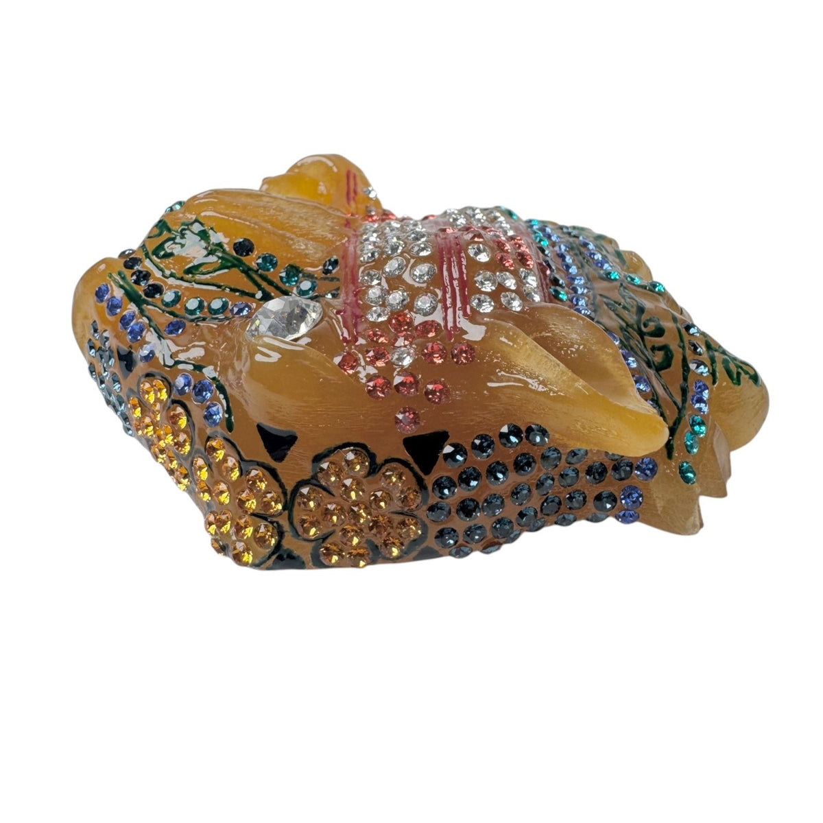 Gucci Brooch Rajah Tiger Head Rhinestone — view 3