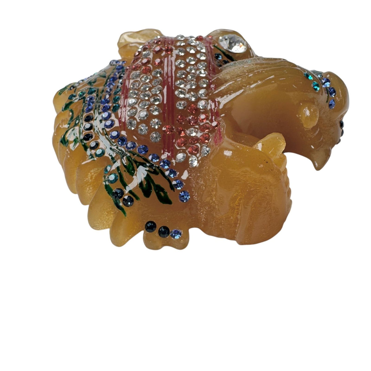 Gucci Brooch Rajah Tiger Head Rhinestone — view 5