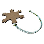 Hermes Petit H Charm Snowflake Reversible Keychain — view 4