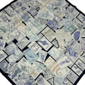Hermes Scarf Carre 90 Dark Navy White Multi le Philateliste du Faubourg