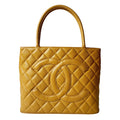 Chanel Caviar Leather Quilted Medallion Tote Bag