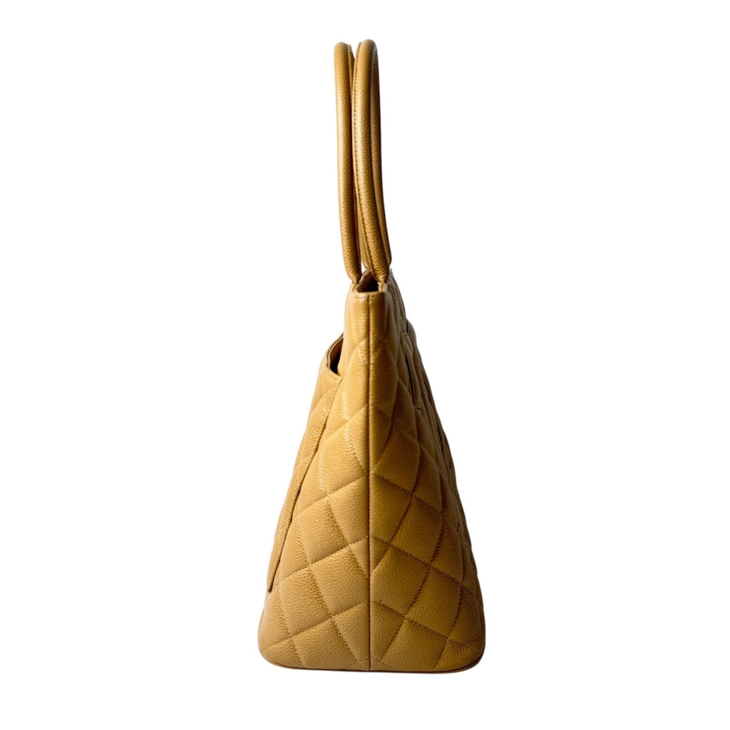 Chanel Caviar Leather Quilted Medallion Tote Bag — view 3