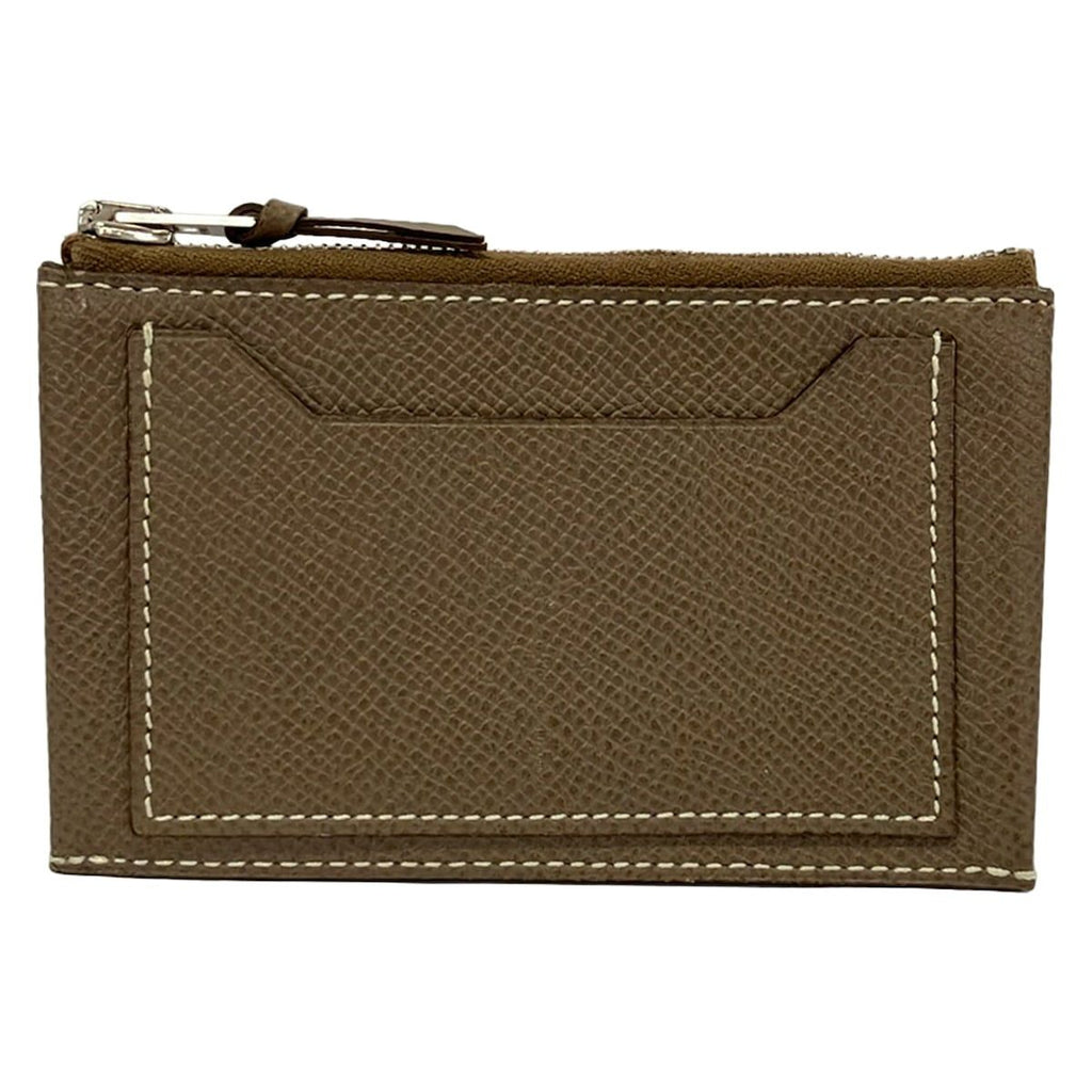 Hermes Coin Purse Clarice PM Etoupe — view 2