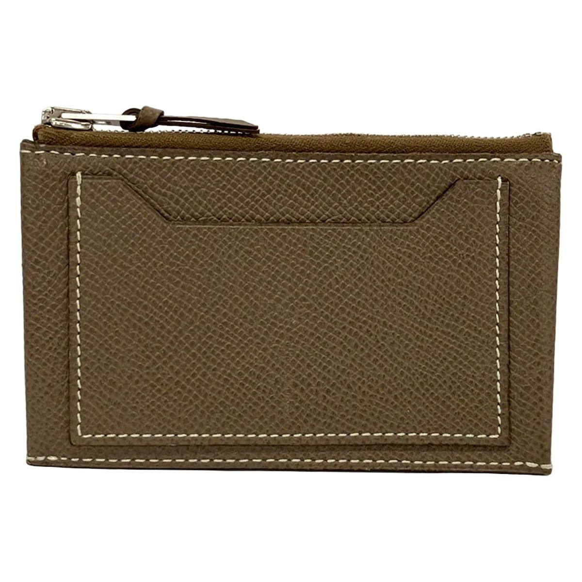 Hermes Coin Purse Clarice PM Etoupe — view 2