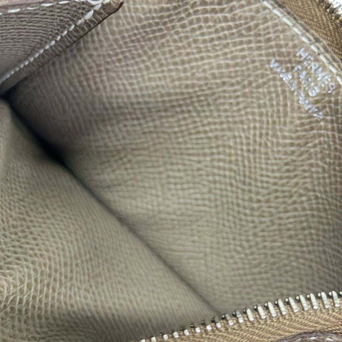 Hermes Coin Purse Clarice PM Etoupe — view 3