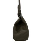 Celine Tote Bag Small Fold Cabas Gray Beige Leather — view 2