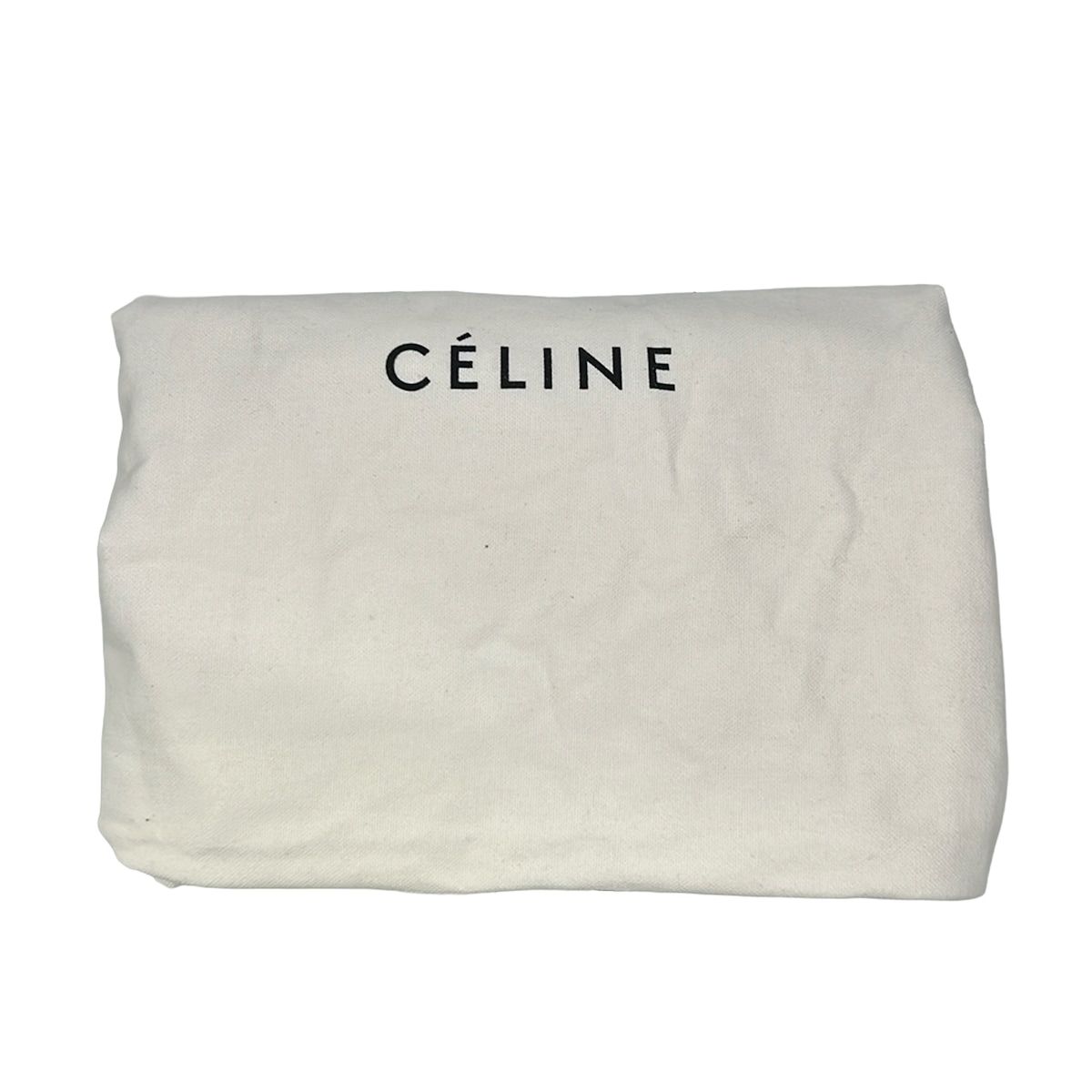 Celine Tote Bag Small Fold Cabas Gray Beige Leather — view 8