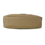 Celine Shoulder Bag Medium Polly Gray Beige Leather — view 5
