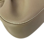 Celine Shoulder Bag Medium Polly Gray Beige Leather — view 6