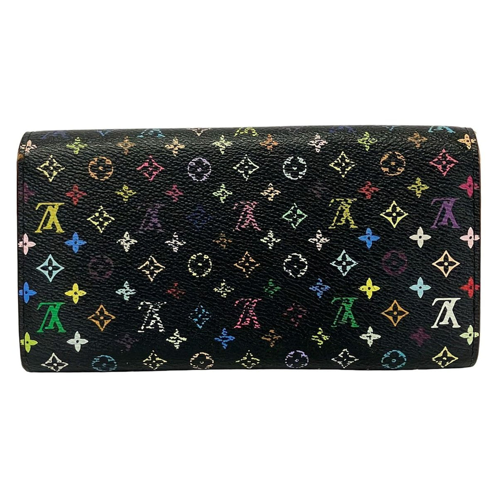 Louis Vuitton Wallet Monogram Multicolor Portefeuille Sarah Grenat — view 2