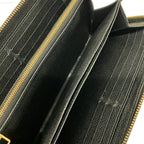 Louis Vuitton Wallet Monogram Empreinte Zippy Noir Leather — view 3
