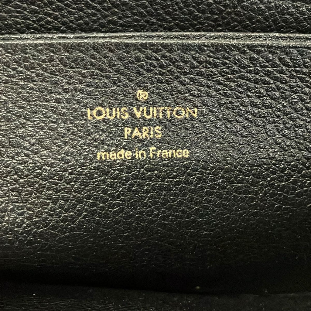 Louis Vuitton Wallet Monogram Empreinte Zippy Noir Leather — view 5