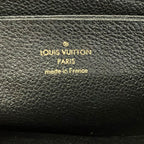 Louis Vuitton Wallet Monogram Empreinte Zippy Noir Leather — view 5